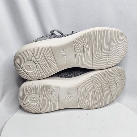 Kizik Madrid Eco Knit Women Size 8.5W Heather Gray Athletic Slip On Casual Shoes - Picture 7 of 8